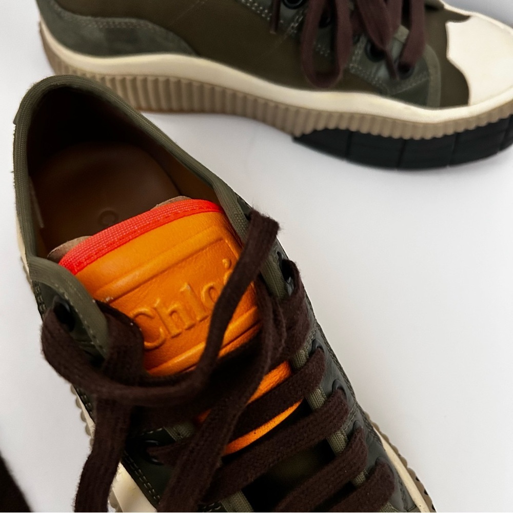 Chloe Green Clint Sneakers - Picture 5 of 9